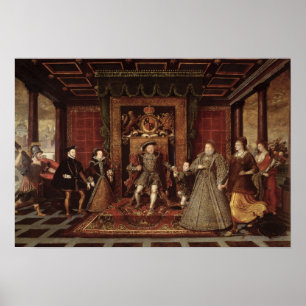 Póster La familia de Enrique VIII: