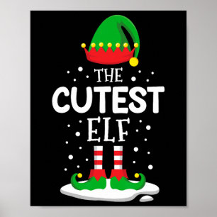 Póster La Familia De Navidades Elf Más Cuidadosos Que Coi