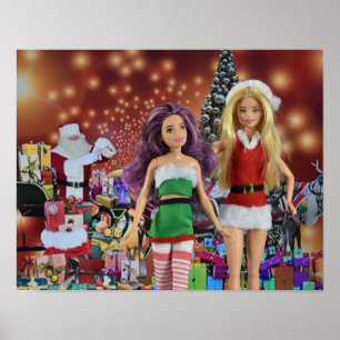 Póster La familia de Santa Claus.