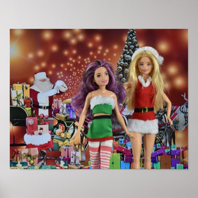 Póster La familia de Santa Claus. (Frente)