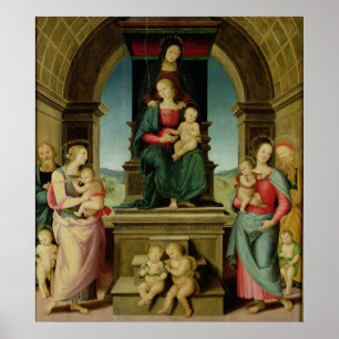 Póster La familia de St Anne, c.1507