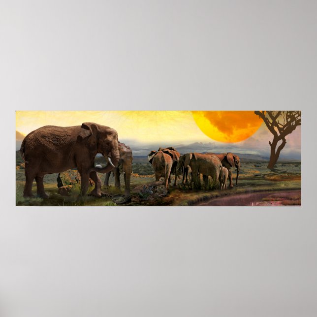 Póster La familia del elefante "Los vínculos que atan" (Frente)