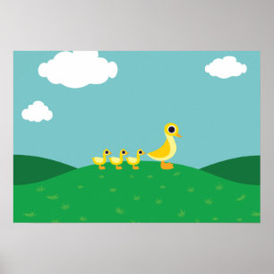 Póster La familia del pato