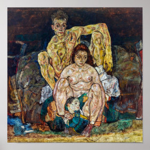 Póster La Familia   Egon Schiele  