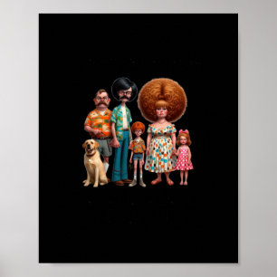 Póster La familia es como el Pegatina de citas divertidas