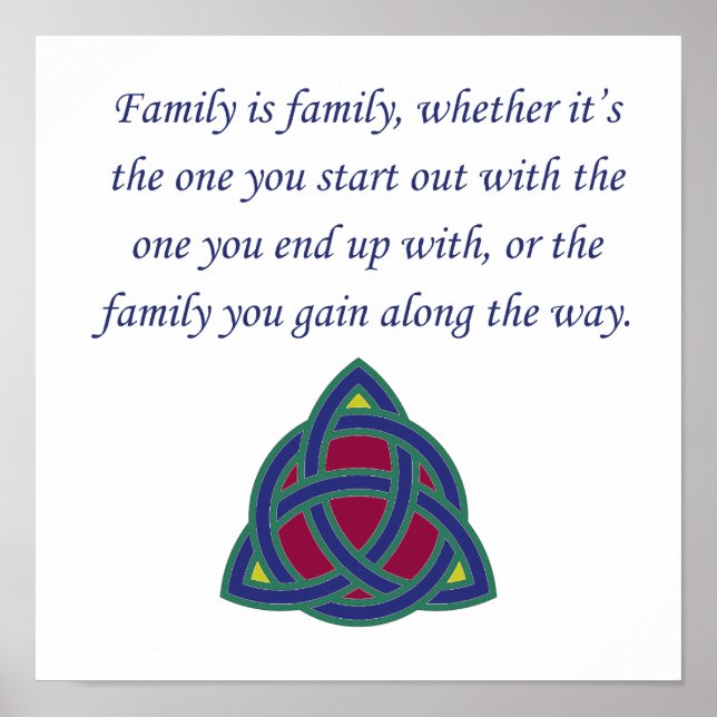 Póster La familia es la familia - Cita familiar (Frente)