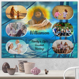 Póster La familia es la mejor bendición de la vida