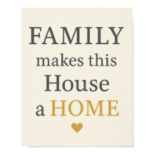 La familia hace de esta casa un hogar