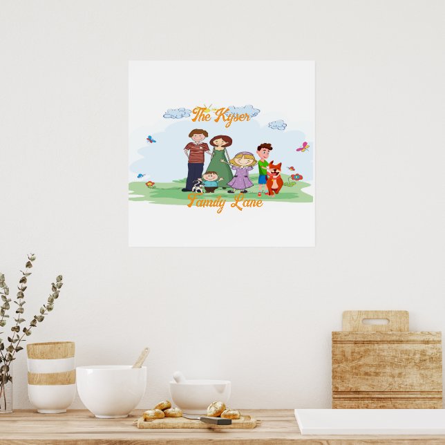 Póster La familia Kyser (Cocina)