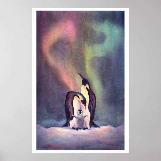 Póster LA FAMILIA PENGUIN de SHARON SHARPE (Frente)