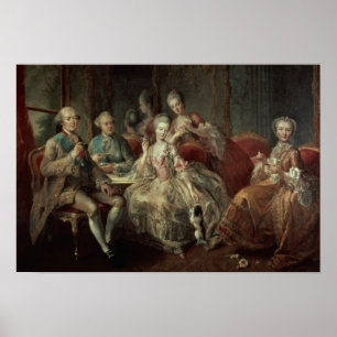 Póster La familia Penthievre o la copa de chocolate