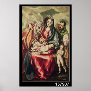 Póster La familia santa