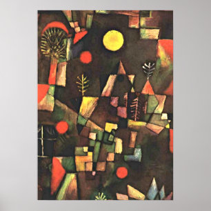 Póster La famosa pintura de Klee, Luna llena