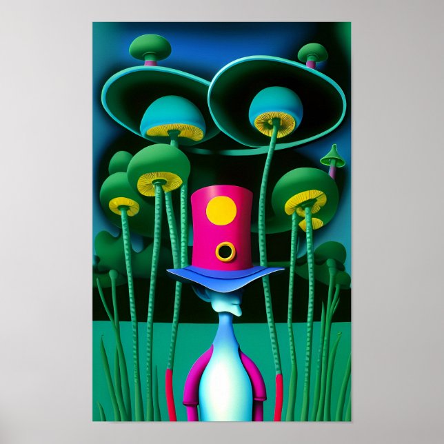 Póster La fantasía de Ken Gage de Leprechaun (Frente)