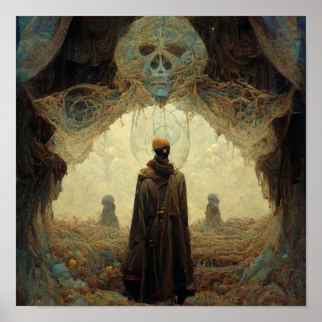 Póster La Fantasía de la Ciencia Ficción de Entryway (Frente)