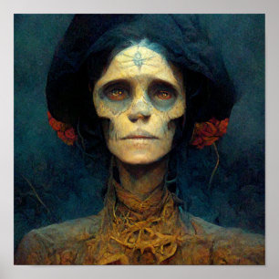 Póster La Fantasía de la Ciencia Ficción Gaunt Lady