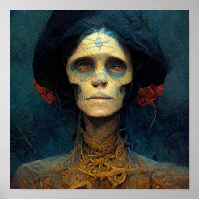 Póster La Fantasía de la Ciencia Ficción Gaunt Lady (Frente)