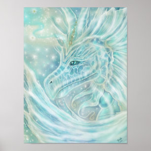 Póster La fantasía del Dragón "Starlight" de Renee Lavoie