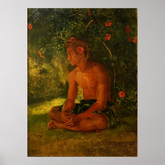 Póster La Farge - Boceto de Maua Apia Uno De Nuestro Trip (Frente)