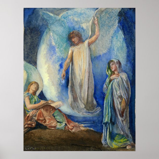 Póster La Farge - El ángel registrador (Frente)