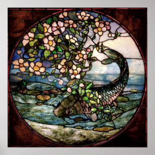 Póster La Farge - El pescado 1890