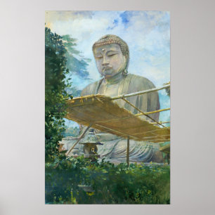 Póster La Farge - La Gran Estatua de Amida Buda en Ka…