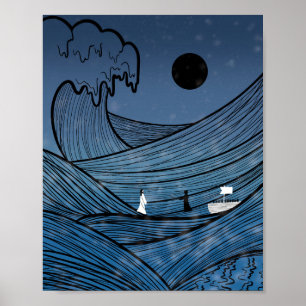 Póster La fe a través de la tormenta