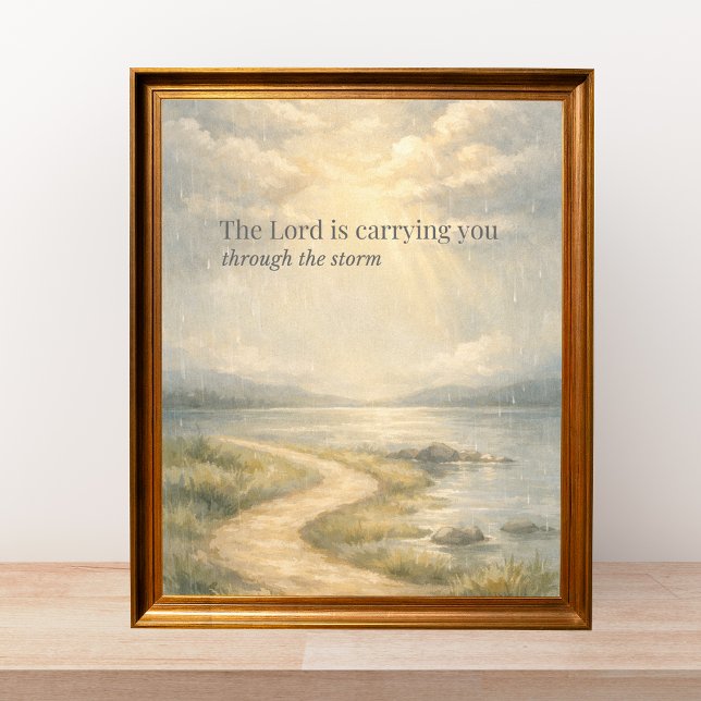 Póster La fe cristiana El Señor Te Está Llevando (Subido por el creador)