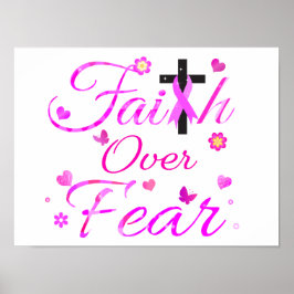 Póster La fe sobre el miedo