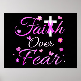 Póster La fe sobre el miedo