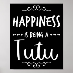 Póster La felicidad como una abuela hawaiana tutu