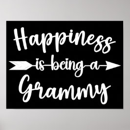 Póster La felicidad es ser la abuela del Día de la Madre 