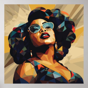 Póster La feminidad negra: la industria cubista