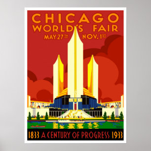 Póster La Feria Mundial de Chicago de 1933