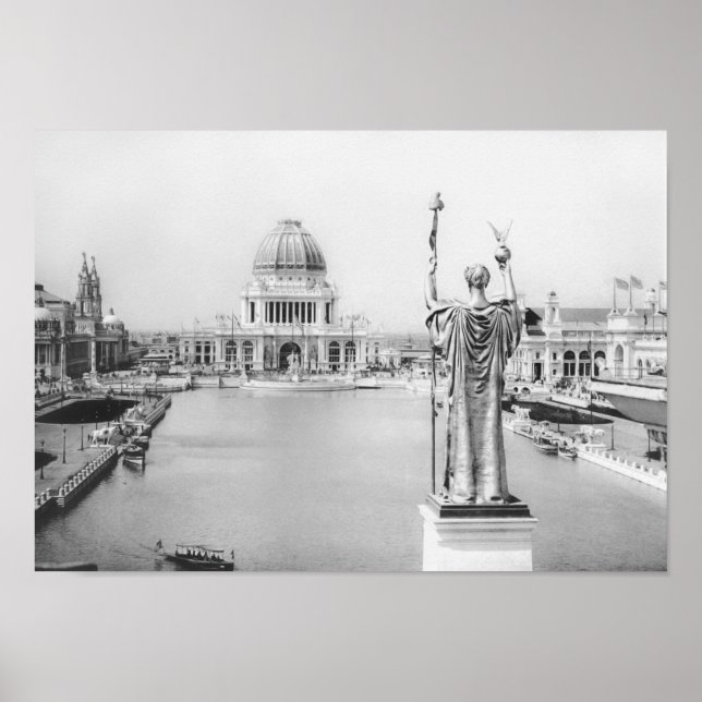 Póster La Feria Mundial de Chicago - La Ciudad Blanca 189 (Frente)