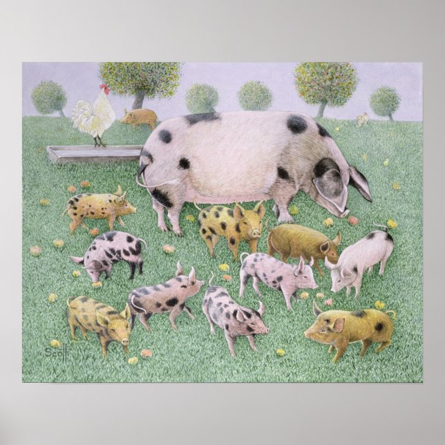 Póster La fiesta de Apple (Frente)