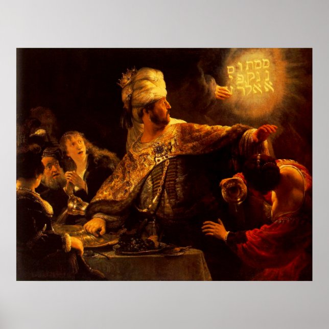 Póster La fiesta de Belshazzar (Frente)