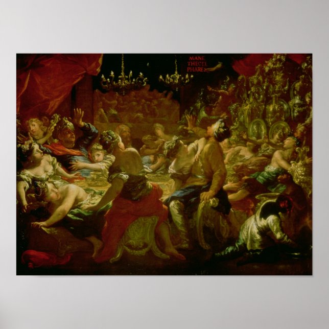 Póster La fiesta de Belshazzar (Frente)