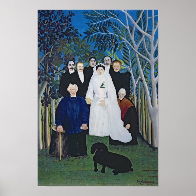 Póster La fiesta de bodas, c.1905 (Frente)