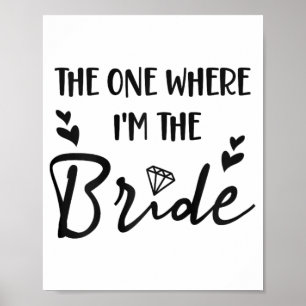 Póster La fiesta de la soltera nupcial La que soy el br