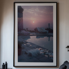 Póster La fiesta de la tarde: un atolondrante atardecer d