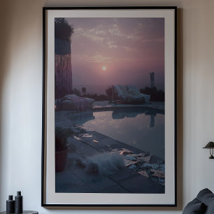 Póster La fiesta de la tarde: un atolondrante atardecer d