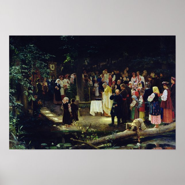 Póster La fiesta de la transfiguración de nuestro Señor (Frente)