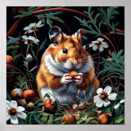 Póster La fiesta de otoño de Hamster
