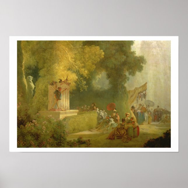 Póster La fiesta en Saint-Cloud, detalle del espectáculo  (Frente)