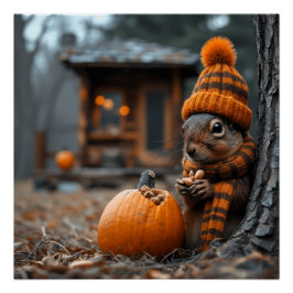 Póster La fiesta secreta del bosque de la imagen de la ar