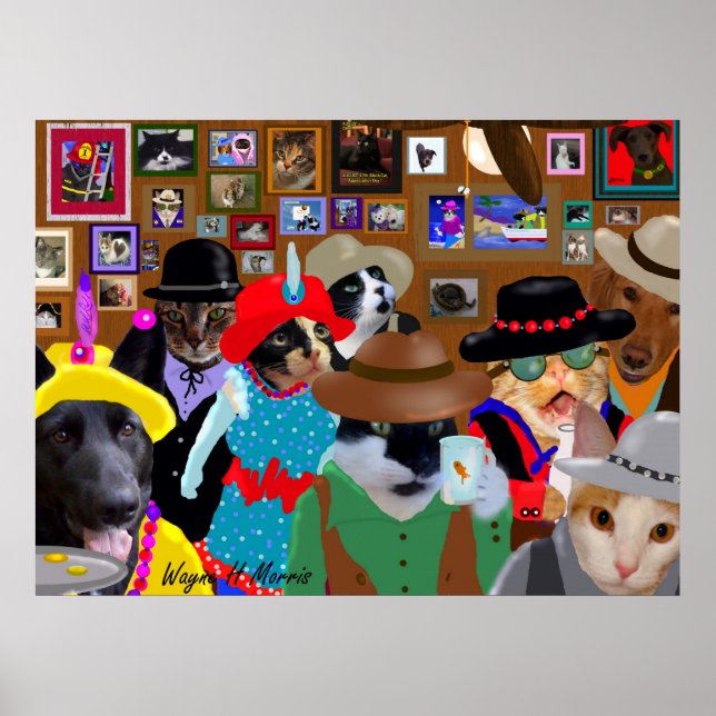 Póster La Figura 2 del Saloon (Frente)