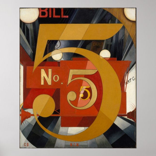 Póster La figura 5 en oro (1928) (Frente)