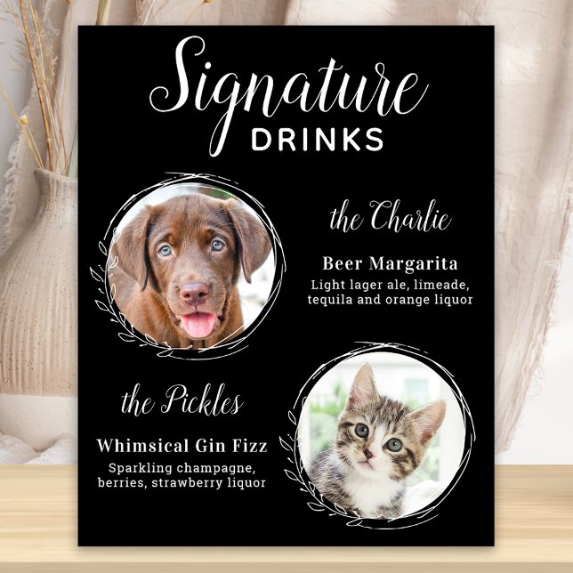 Póster La firma del perro bebe una barra de Boda del Masc (Subido por el creador)