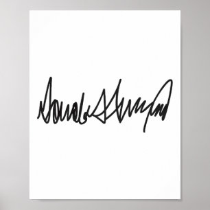 Póster La firma Donald John Trump